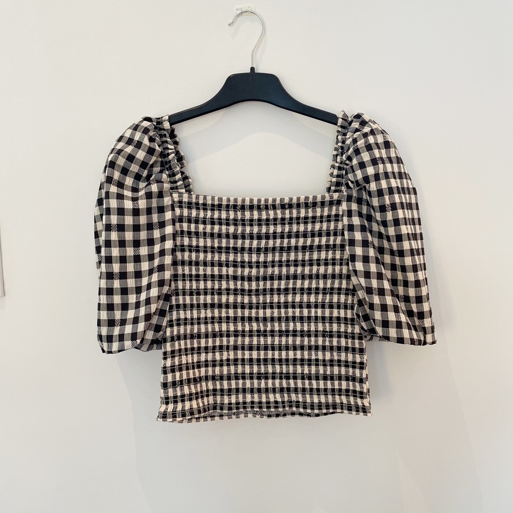 BB Dakota Keys To The Gingham Top